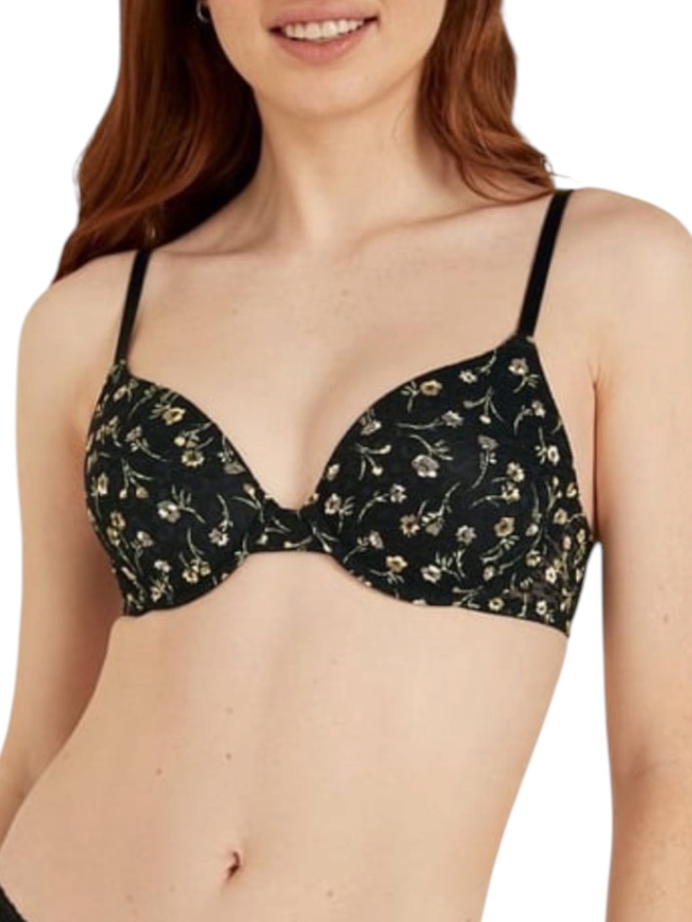 PINK Wear Everywhere T-Shirt Lightly Lined Floral Bra